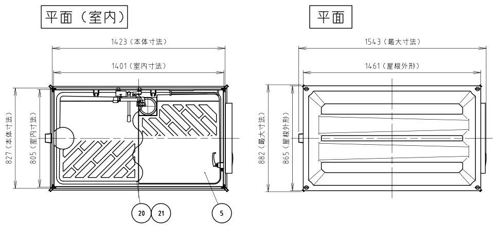 ハマネツのシャワーユニット[FS-LU20R]なら建設・ラッシュ