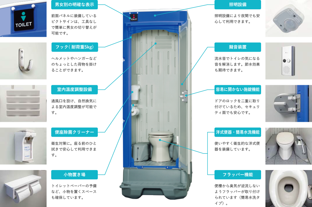 ###u.ハマネツTU-iXシリーズ スマートアタッチ機構 ポンプ式簡易水洗タイプ 手洗器 排水タンク330L 給水タンク60L 受注約1ヵ月