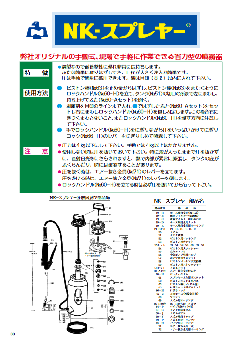 株)ノックス】NK-スプレヤ―A [1台]※個人宅不可なら建設ラッシュ