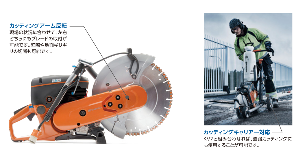 husqvarna ハスクバーナ パワーカッター [K770] (12) ※ブレード別売り