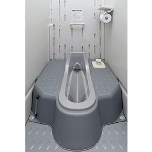 ハマネツの仮設トイレのイクストイレのポンプ式簡易水洗タイプの兼用和式TU-iXF4です。