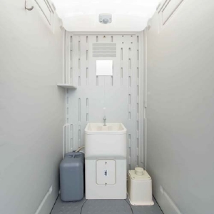 【ハマネツ】仮設トイレ イクストイレ ポンプ式簡易水洗手洗いタイプ [TU-CTiXFUM]※ドアなし